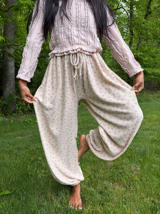 Honeyed Oat Knit Pant