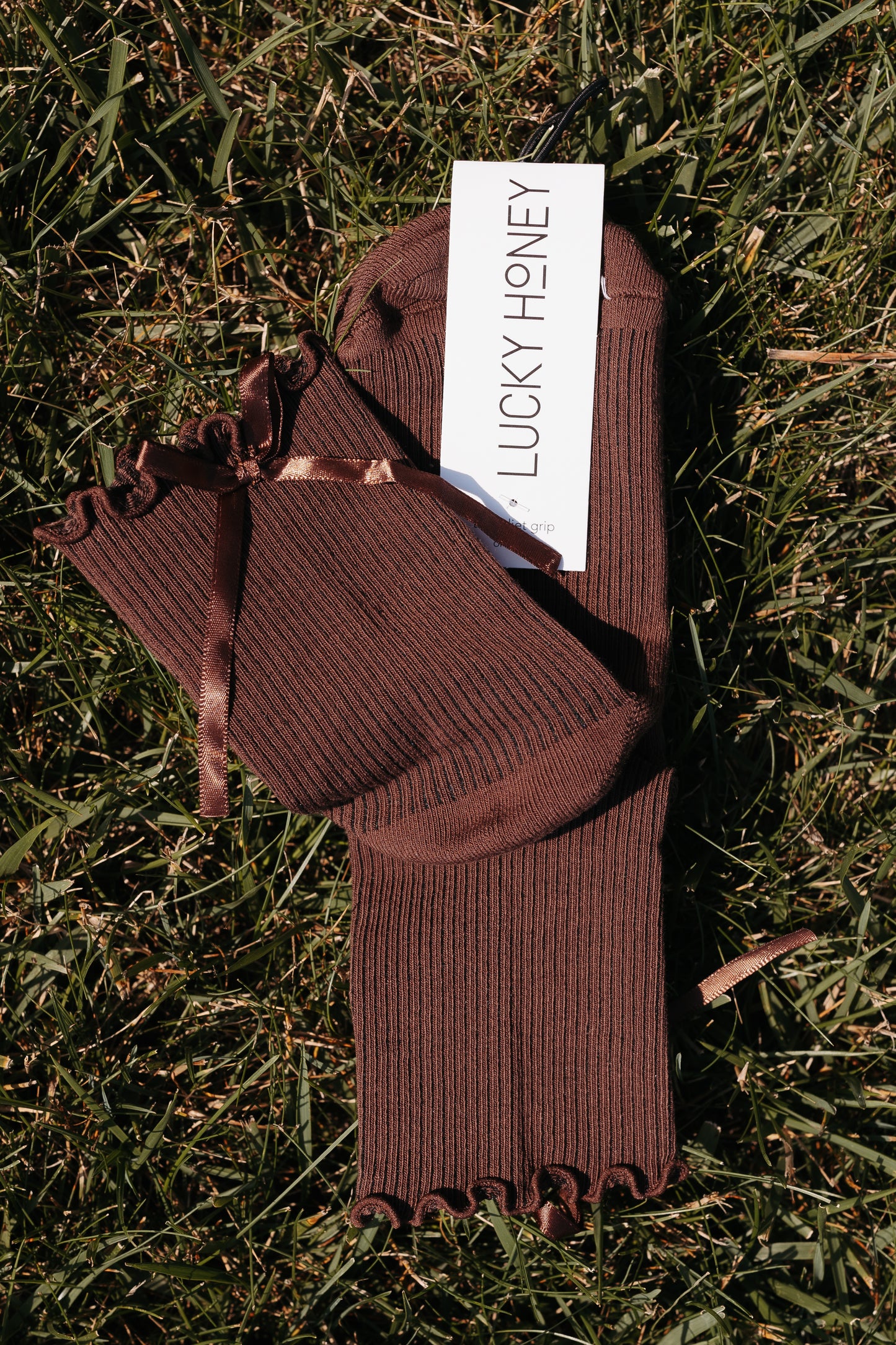 Lucky Honey Grip Socks