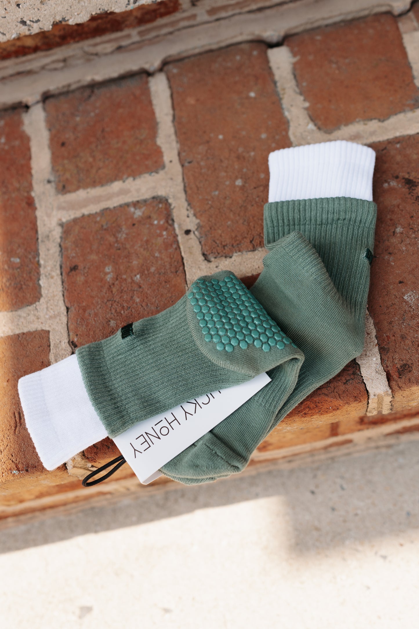Lucky Honey Grip Socks
